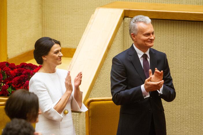 G. Nausėdos priesaikos ceremonija Seime