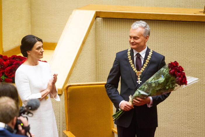 G. Nausėdos priesaikos ceremonija Seime