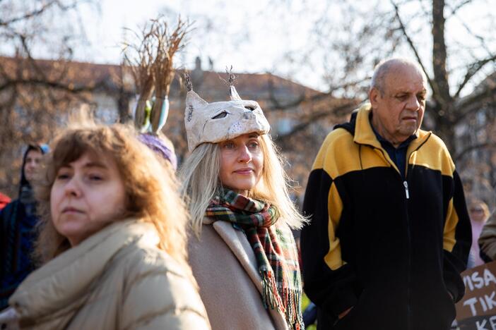 Protesto akcija „Girios ateina į Vilnių“