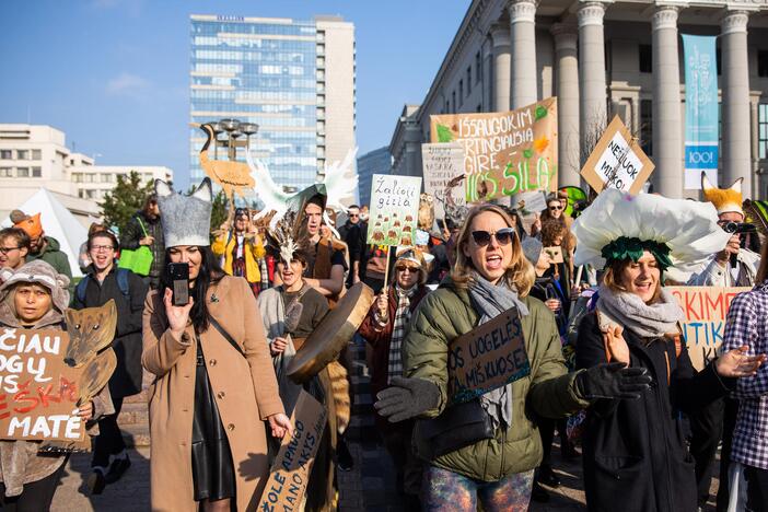 Protesto akcija „Girios ateina į Vilnių“