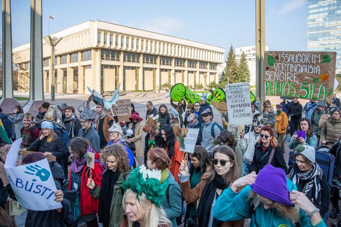 Protesto akcija „Girios ateina į Vilnių“