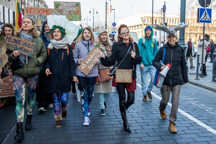 Protesto akcija „Girios ateina į Vilnių“