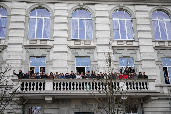 LMTA surengė protesto akciją „Šauksmas“