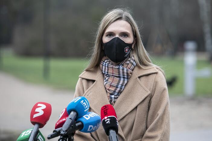 Spaudos konferencija dėl policijos darbo