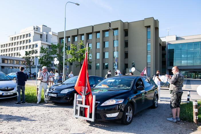 Šeimų maršo protestas prie Seimo