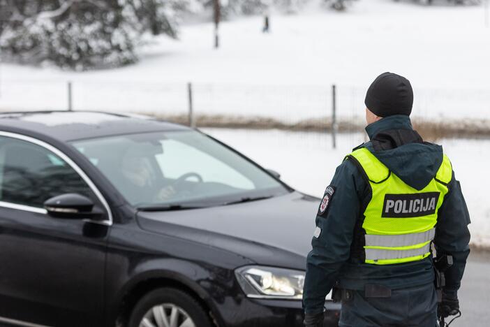 Policijos ir miškininkų akcija Vilniuje