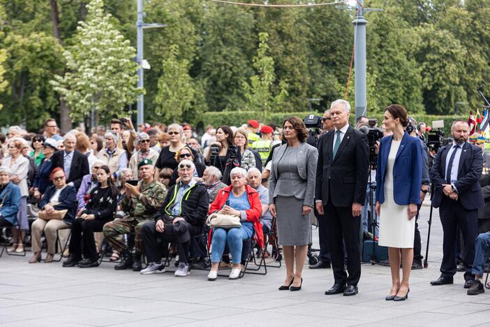 Okupacijos, genocido ir sovietmečio represijų aukų pagerbimo ceremonija