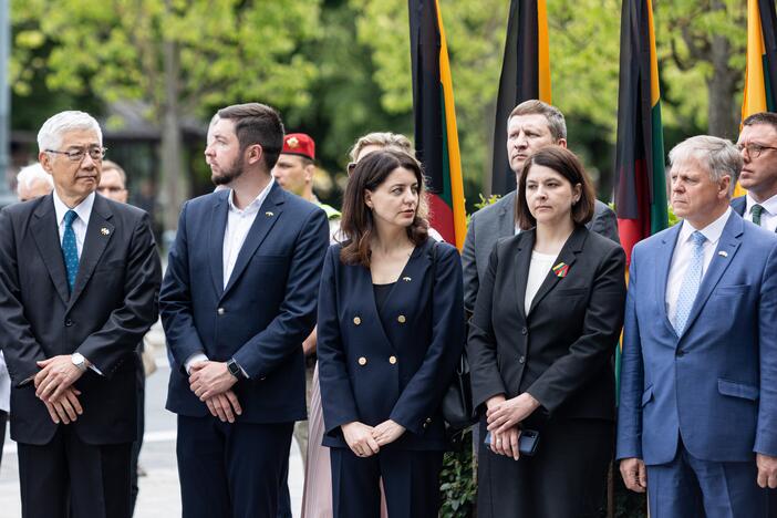 Okupacijos, genocido ir sovietmečio represijų aukų pagerbimo ceremonija