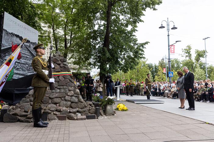 Okupacijos, genocido ir sovietmečio represijų aukų pagerbimo ceremonija