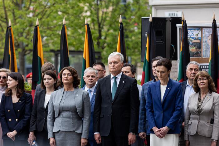 Okupacijos, genocido ir sovietmečio represijų aukų pagerbimo ceremonija