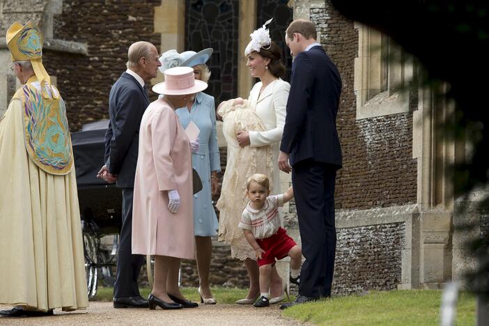 Britanijos princesės Charlotte’s krikštynos