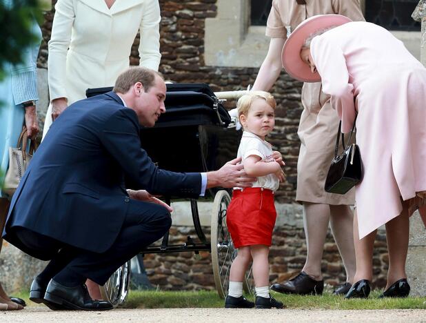 Britanijos princesės Charlotte’s krikštynos