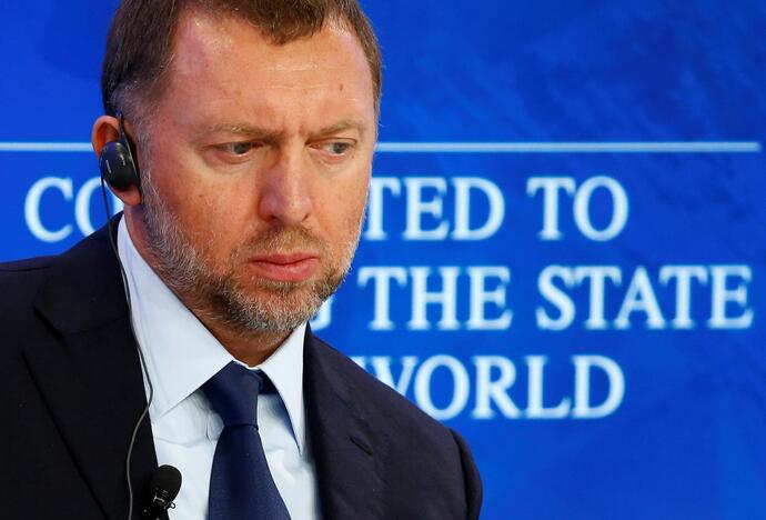 JAV atšaukė sankcijas su rusų oligarchu O. Deripaska susijusioms įmonėms