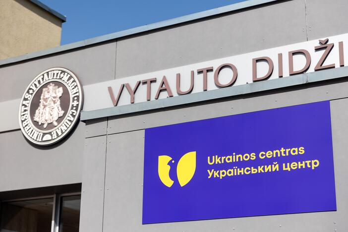 Prezidentas ir pirmoji ponia apsilankė Ukrainos centre Vilniuje