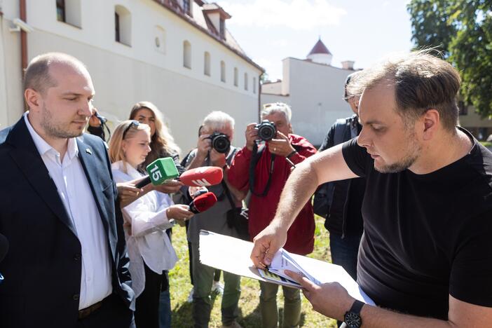 Studentų protestas dėl bendrabučių trūkumo