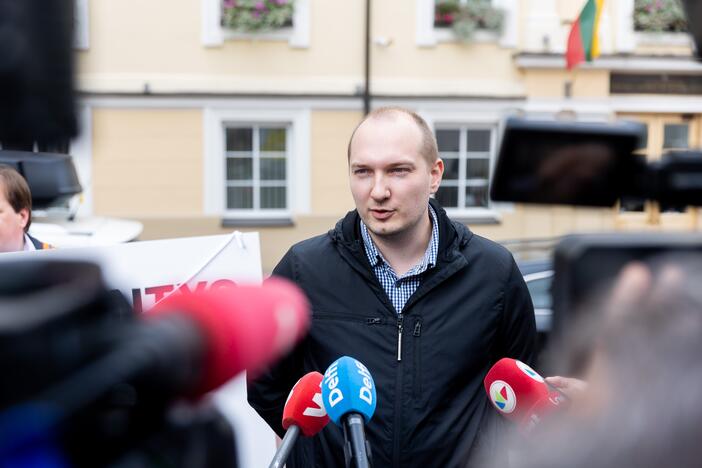 Dėstytojų protestas dėl mažų algų