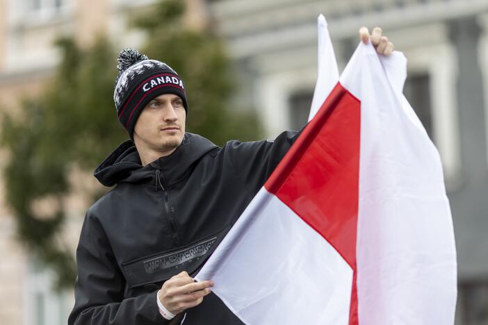 Protesto akcija prieš nacionalinių mokyklų uždarymą Baltarusijoje