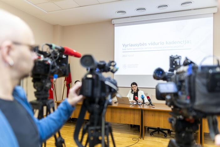 M. Navickienės spaudos konferencija