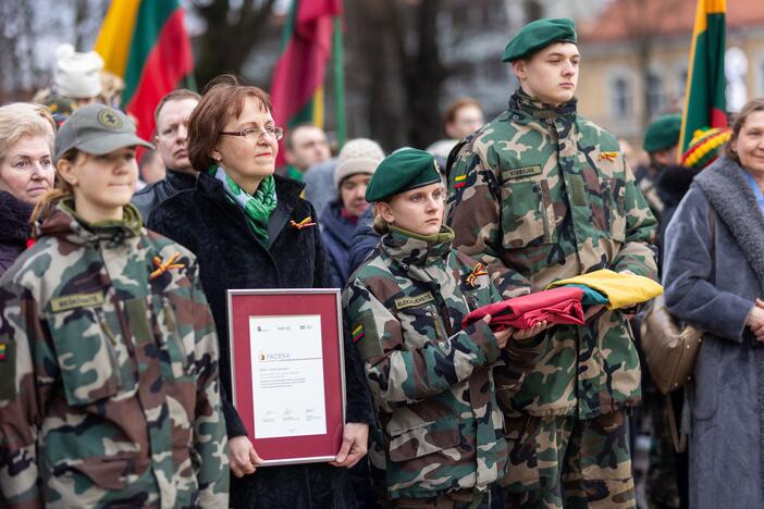 Lietuvos vėliavos dienos ceremonija