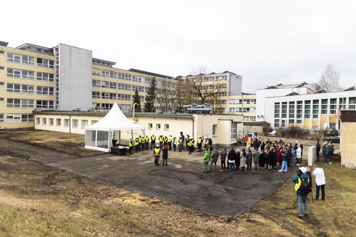 Vilniaus miesto klinikinės ligoninės naujo bloko statybų pradžia