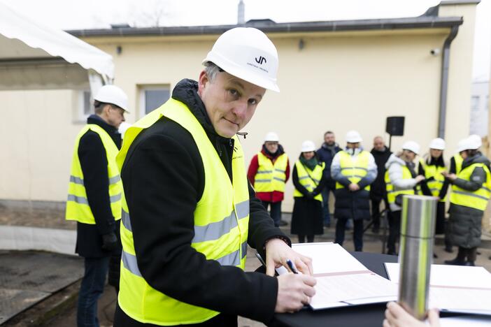 Vilniaus miesto klinikinės ligoninės naujo bloko statybų pradžia