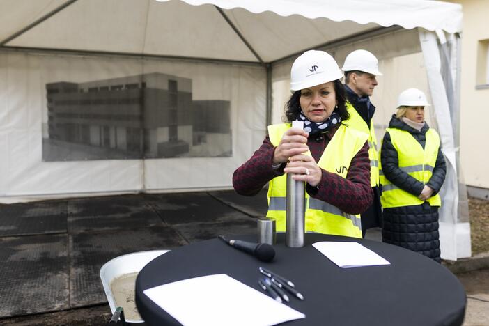 Vilniaus miesto klinikinės ligoninės naujo bloko statybų pradžia