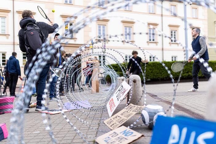 Protestas prieš migrantų apgręžimą