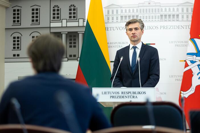 Spaudos konferencija po Valstybės gynimo tarybos posėdžio