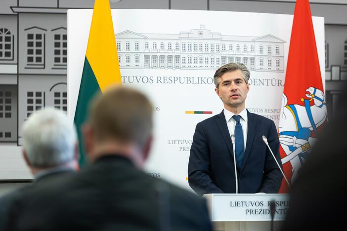 Spaudos konferencija po Valstybės gynimo tarybos posėdžio