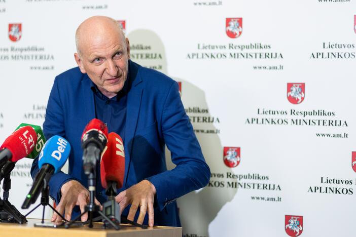 Spaudos konferencija dėl medžių kirtimo