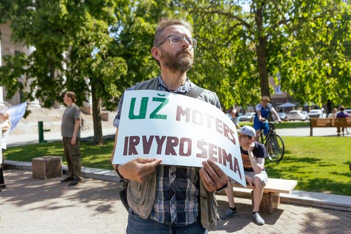 Protestas prieš tos pačios lyties asmenų sąjungų įteisinimą