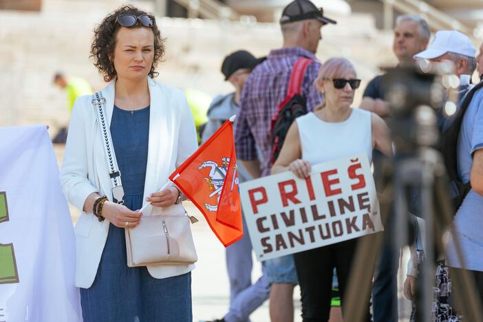 Protestas prieš tos pačios lyties asmenų sąjungų įteisinimą