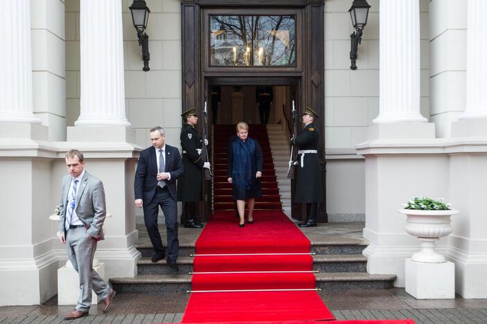 D. Grybauskaitė pasitiko Lietuvoje viešintį JAV viceprezidentą