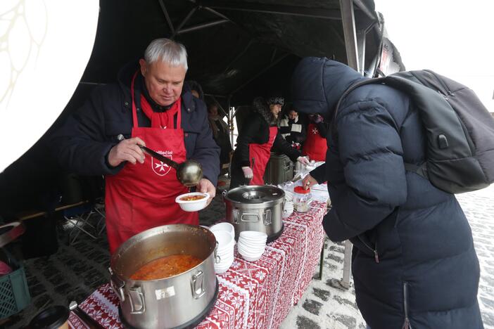 „Maltiečių sriubos“ akcija Klaipėdoje