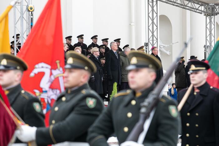 Iškilminga rikiuotė Kariuomenės dienos proga