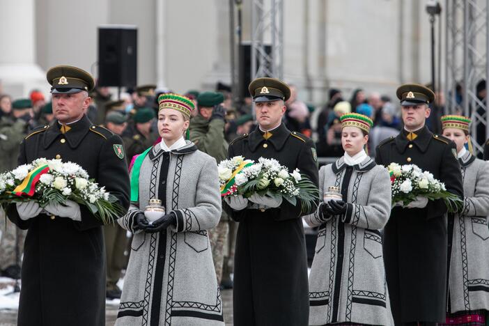 Iškilminga rikiuotė Kariuomenės dienos proga