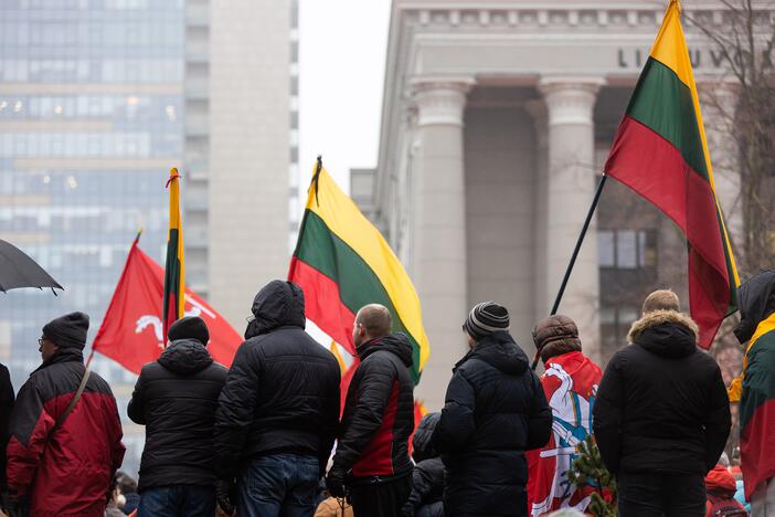 Protestas prie Seimo Sausio 13-ąją