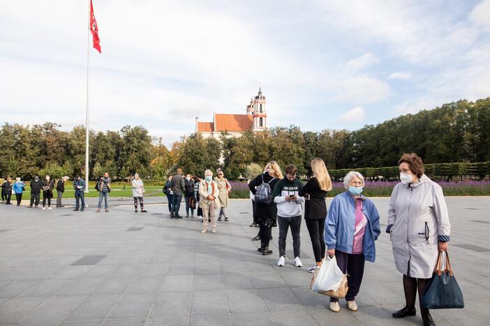 Išankstinis balsavimas Lukiškių aikštėje