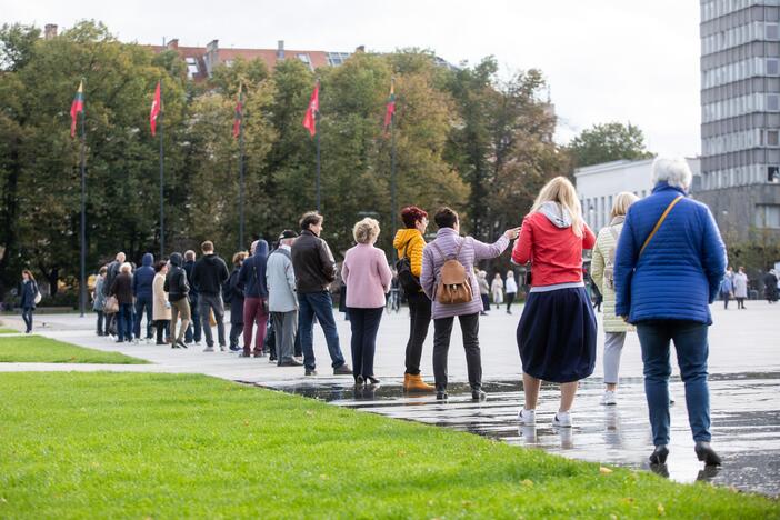 Išankstinis balsavimas Lukiškių aikštėje