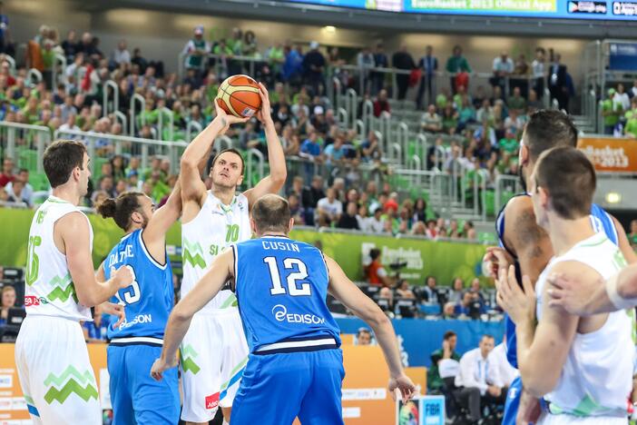 „Eurobasket“: Slovėnija - Italija