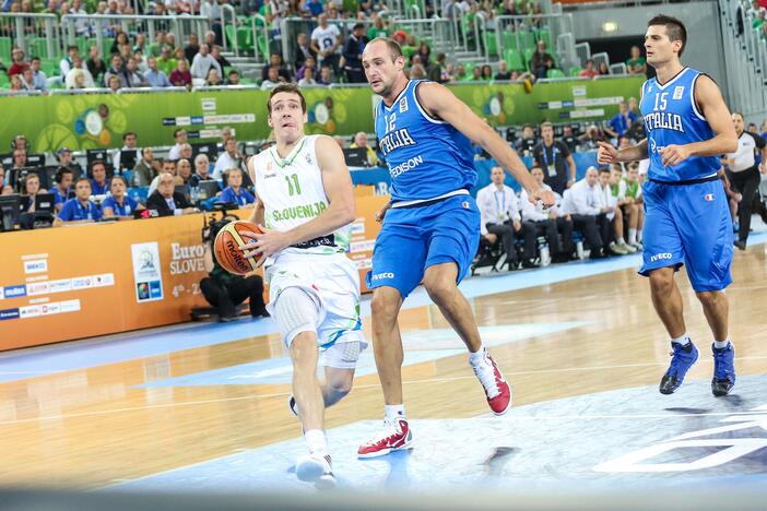 „Eurobasket“: Slovėnija - Italija