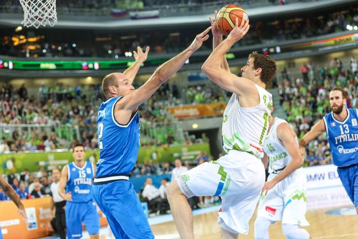 „Eurobasket“: Slovėnija - Italija