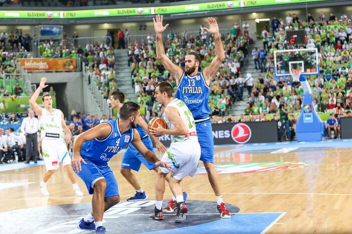 „Eurobasket“: Slovėnija - Italija