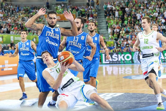 „Eurobasket“: Slovėnija - Italija