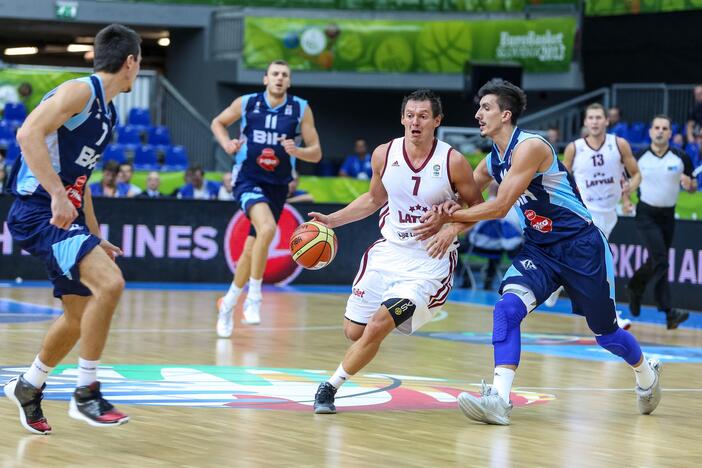 Eurobasket: Latvija - BIH