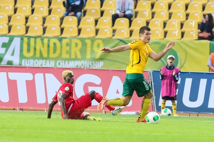 Europos jaunimo futbolo čempionatas: Lietuva - Portugalija