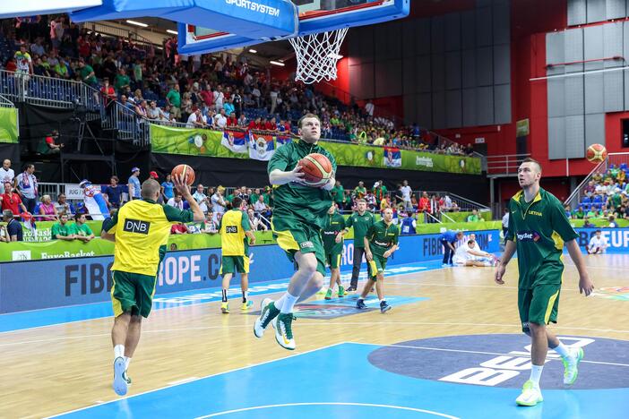 Eurobasket: Lietuva - Serbija