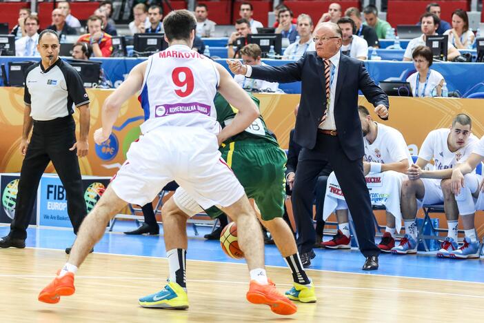 Eurobasket: Lietuva - Serbija