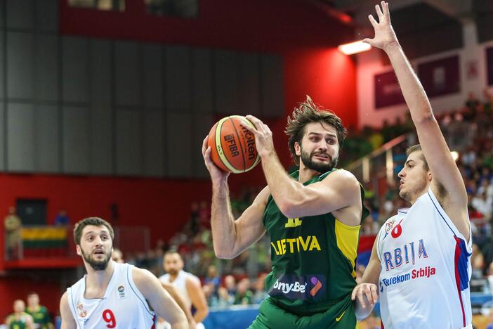 Eurobasket: Lietuva - Serbija