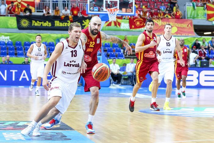 Eurobasket: Latvija - Makedonija